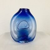 Vase verre soufflé signé Jon Slatcher 1993