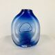 Vase verre soufflé signé Jon Slatcher 1993