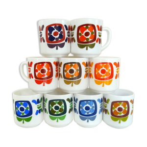 Serie complete 9 mugs mobil