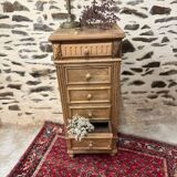 Petit meuble de rangement bois brut