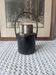 Liquor cabinet / set of 3 vintage travel flasks by Le Tanneur