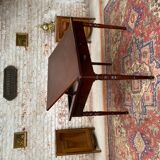 Mahogany desk table with system in la tronchin xix eme century