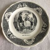 Set de 6 assiettes parlantes "devinettes" - Sarreguemines