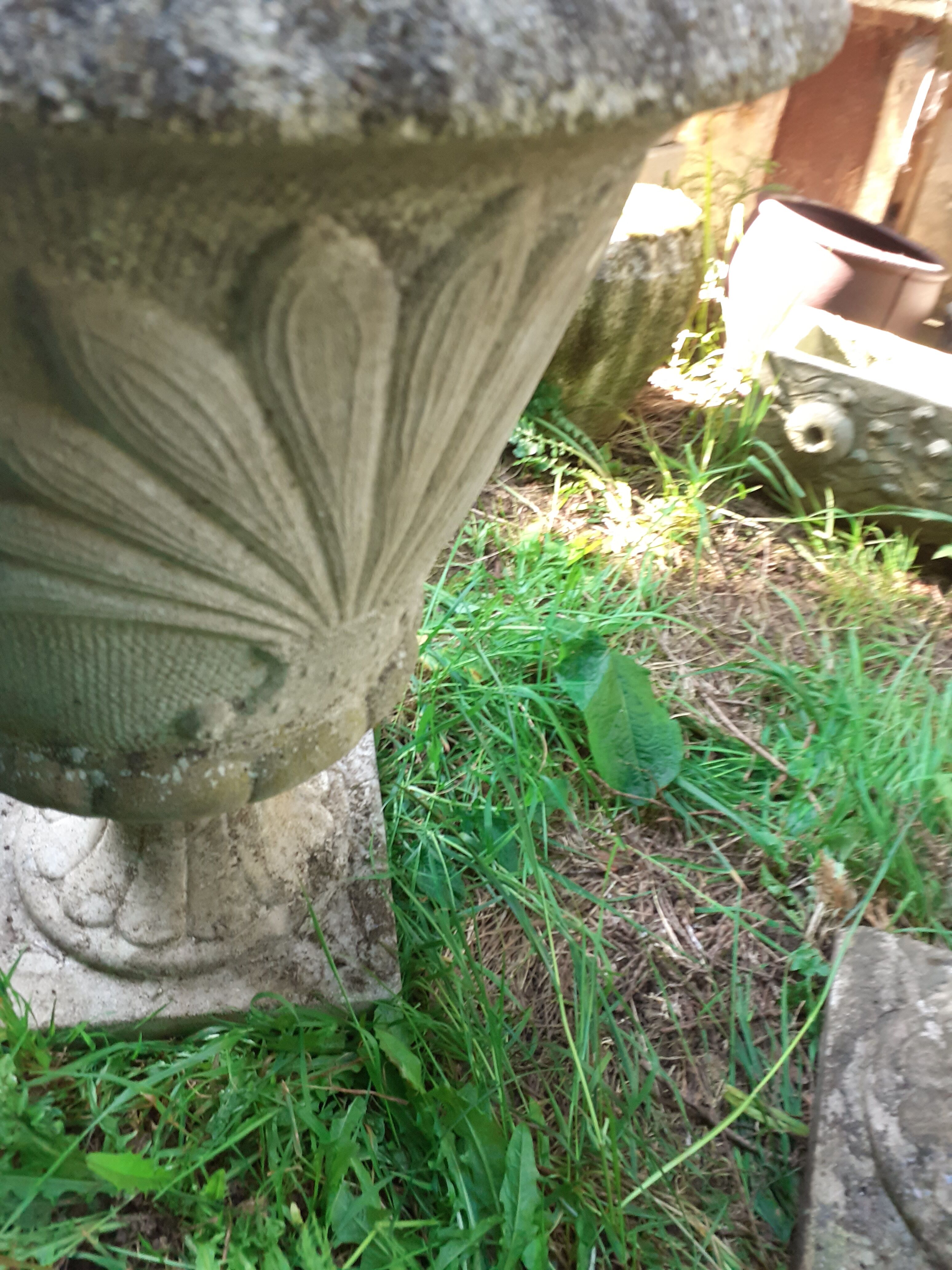 Pair of stone planter medicis