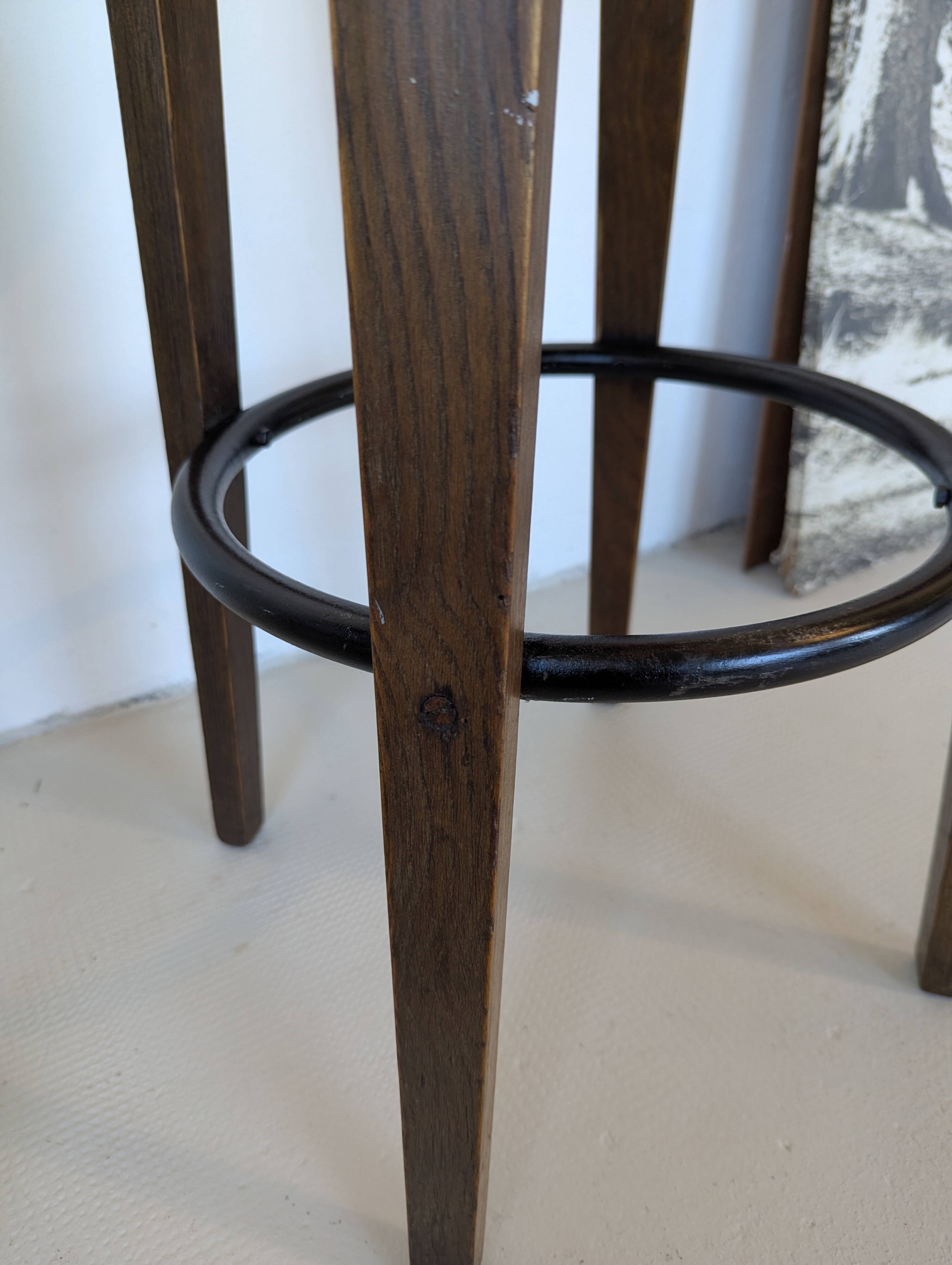 Pair of bar stools, 1950s