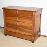 Walnut Writing Commode, Restoration Period – 1st Part 19th