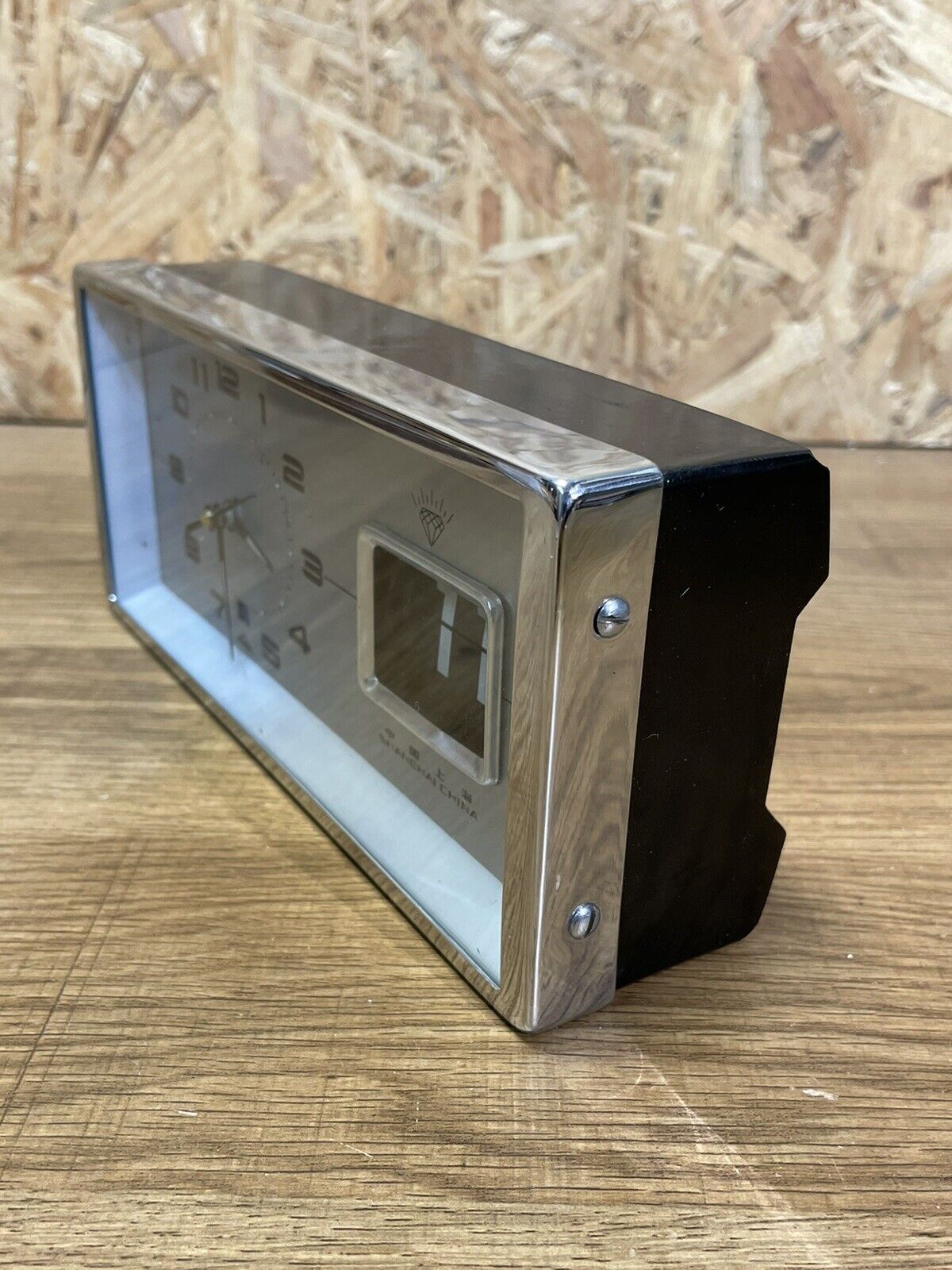 Vintage alarm clock, date ticket office, Diamond Shanghai, 60-70s