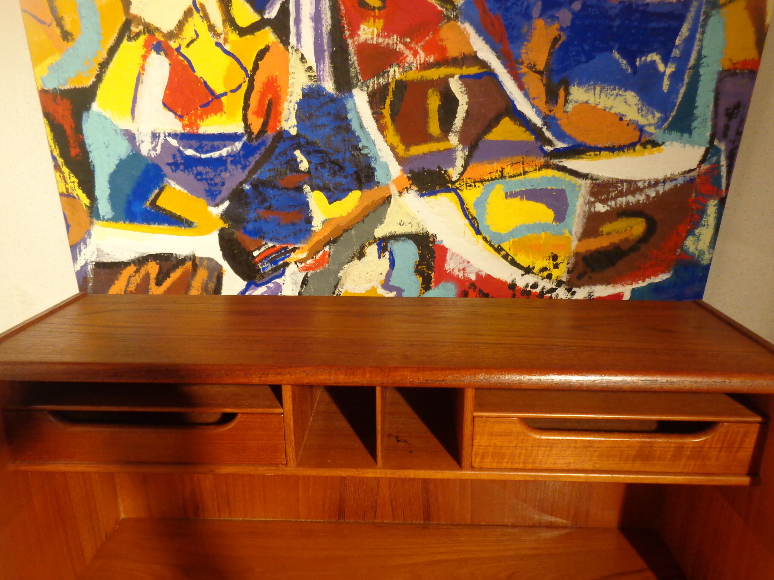 Scandinavian secretary produced by Olholm Møbelfabrik 1960
