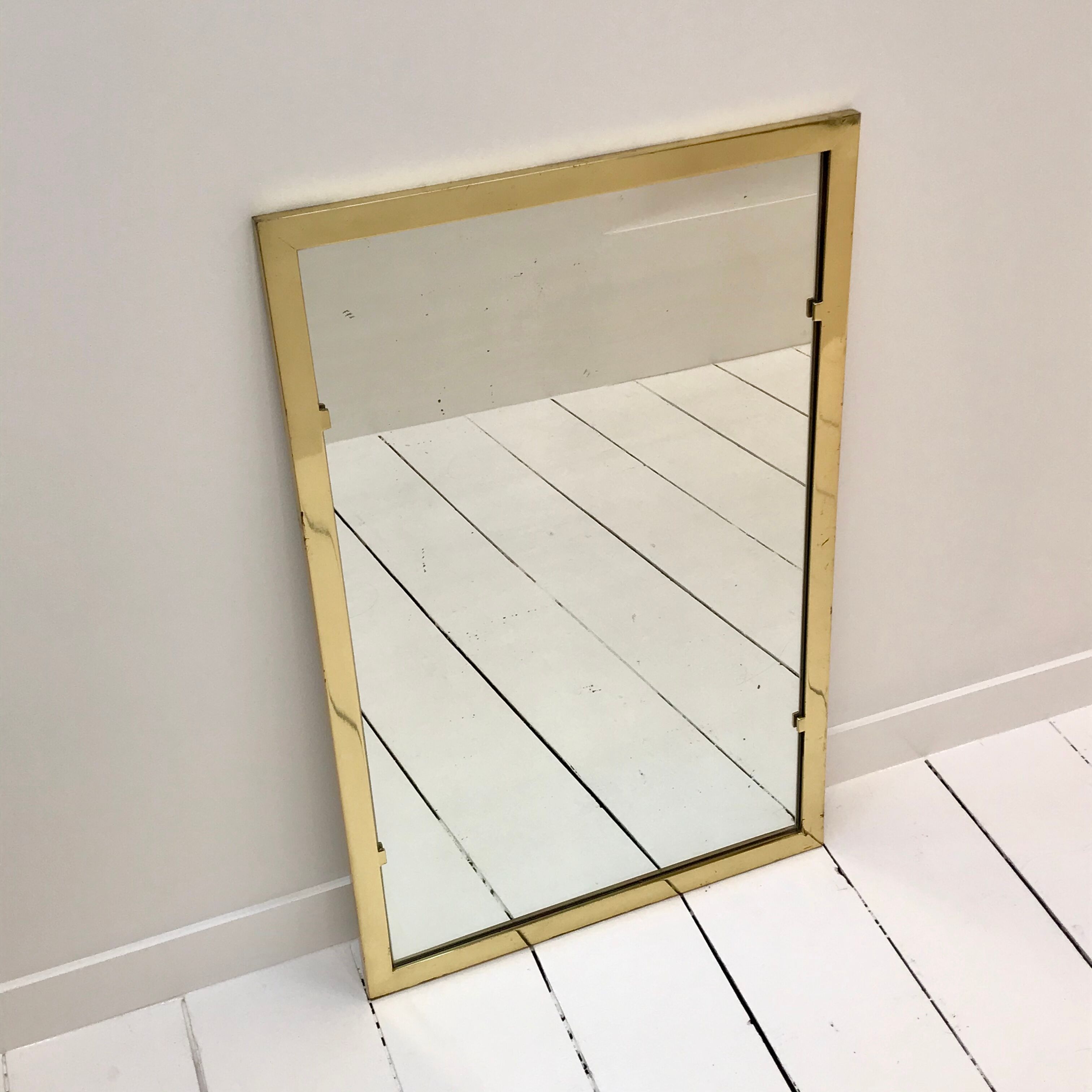 Brass mirror 70X45CM