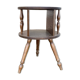 Gueridon side table turned wood