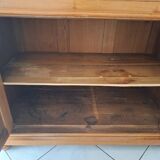 Old bathroom cabinet with marble
