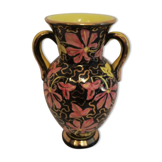 Monaco vase with floral decoration