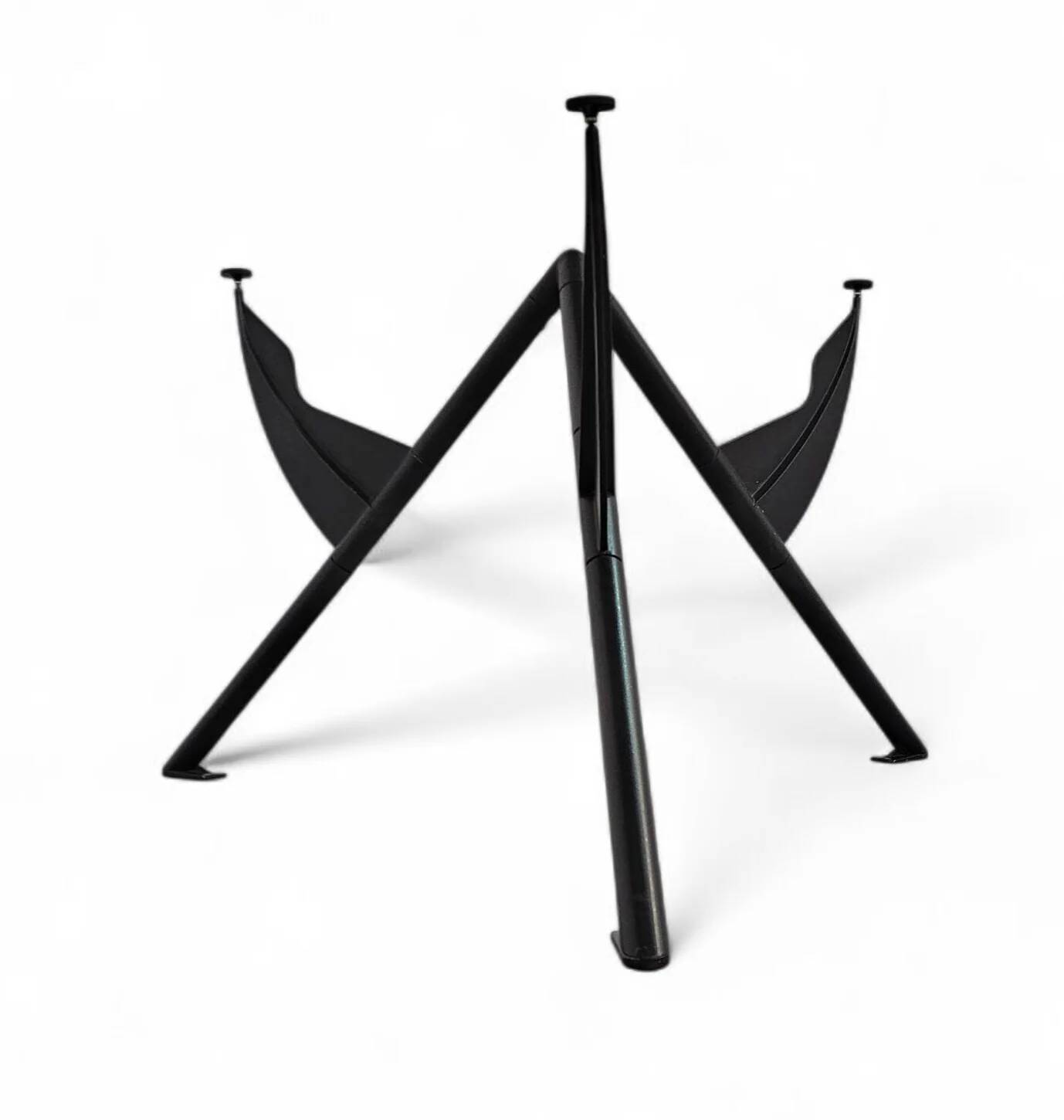 Philippe Starck / 1984 for François Mitterrand's private office / President M / black dining table frame / Baleri