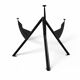 Philippe Starck / 1984 for François Mitterrand's private office / President M / black dining table frame / Baleri