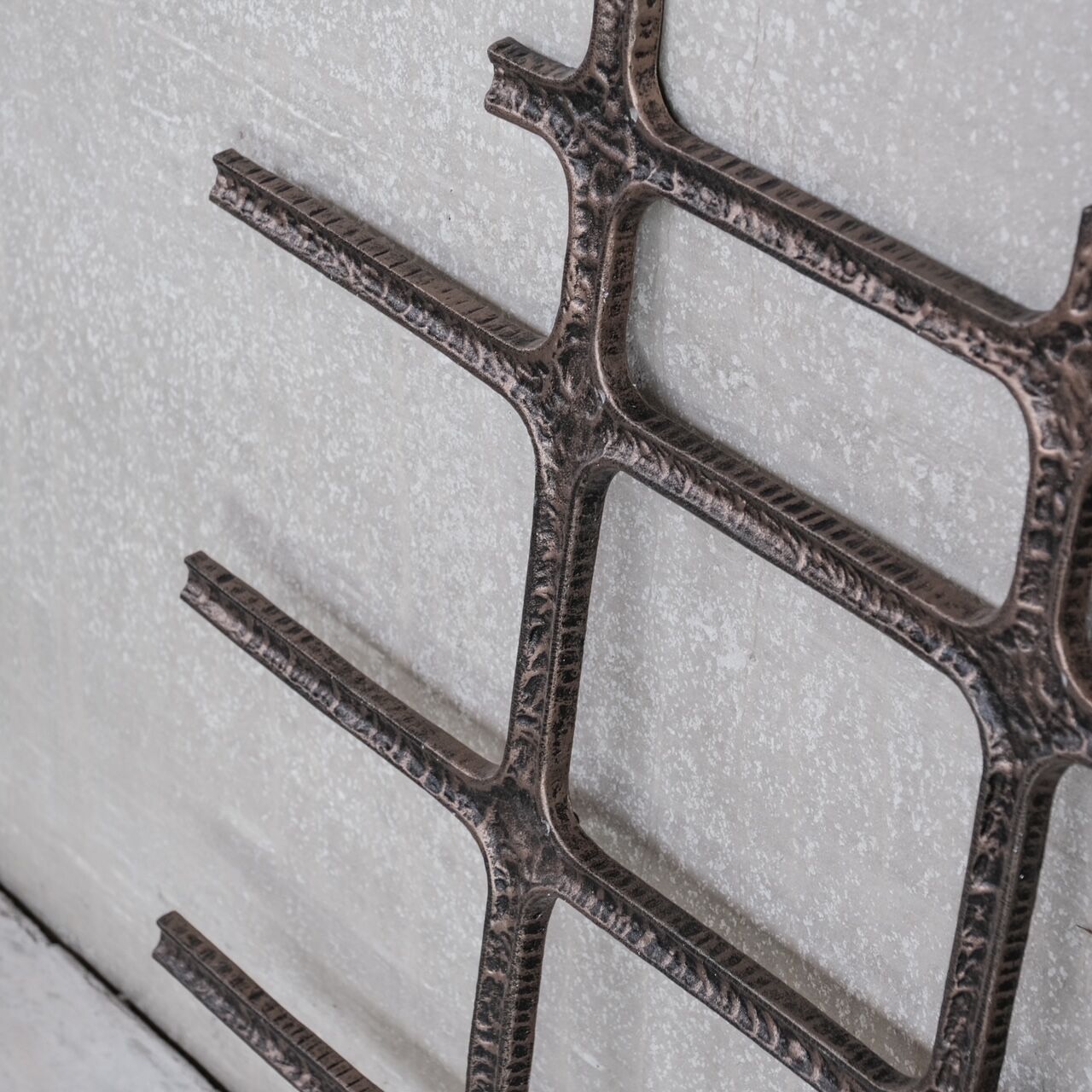 Brutalist metal mid-century wall hanging or decorative artwork (no.3)