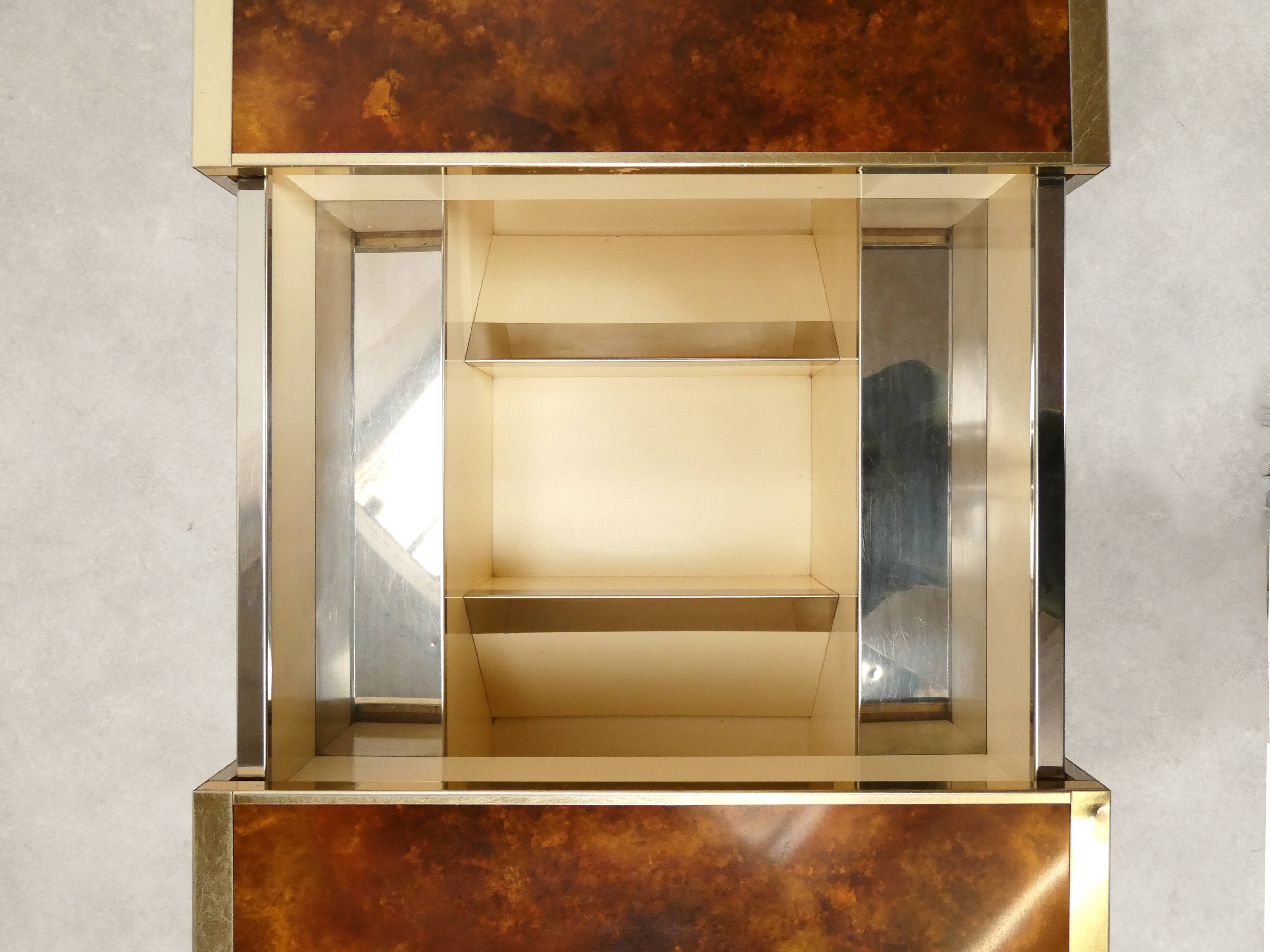 Cofee table with hidden bar by Maison Lancel