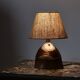 unique vintage ceramic lamp from the 70s