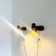 Brass And Amfrosia Wall Lamps By Temde Leuchten, Switzerland 1960S