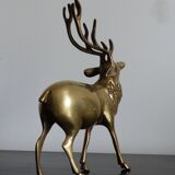 Brass deer.