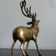 Cerf en laiton.