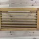 Banc à lattes moderniste, 1950, en bois