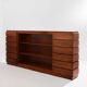 Large modernist cabinet with two doors in mahogany from around 1940.