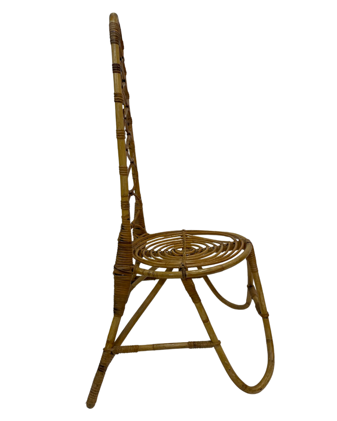 Vintage Rohe Noordwolde rattan chair