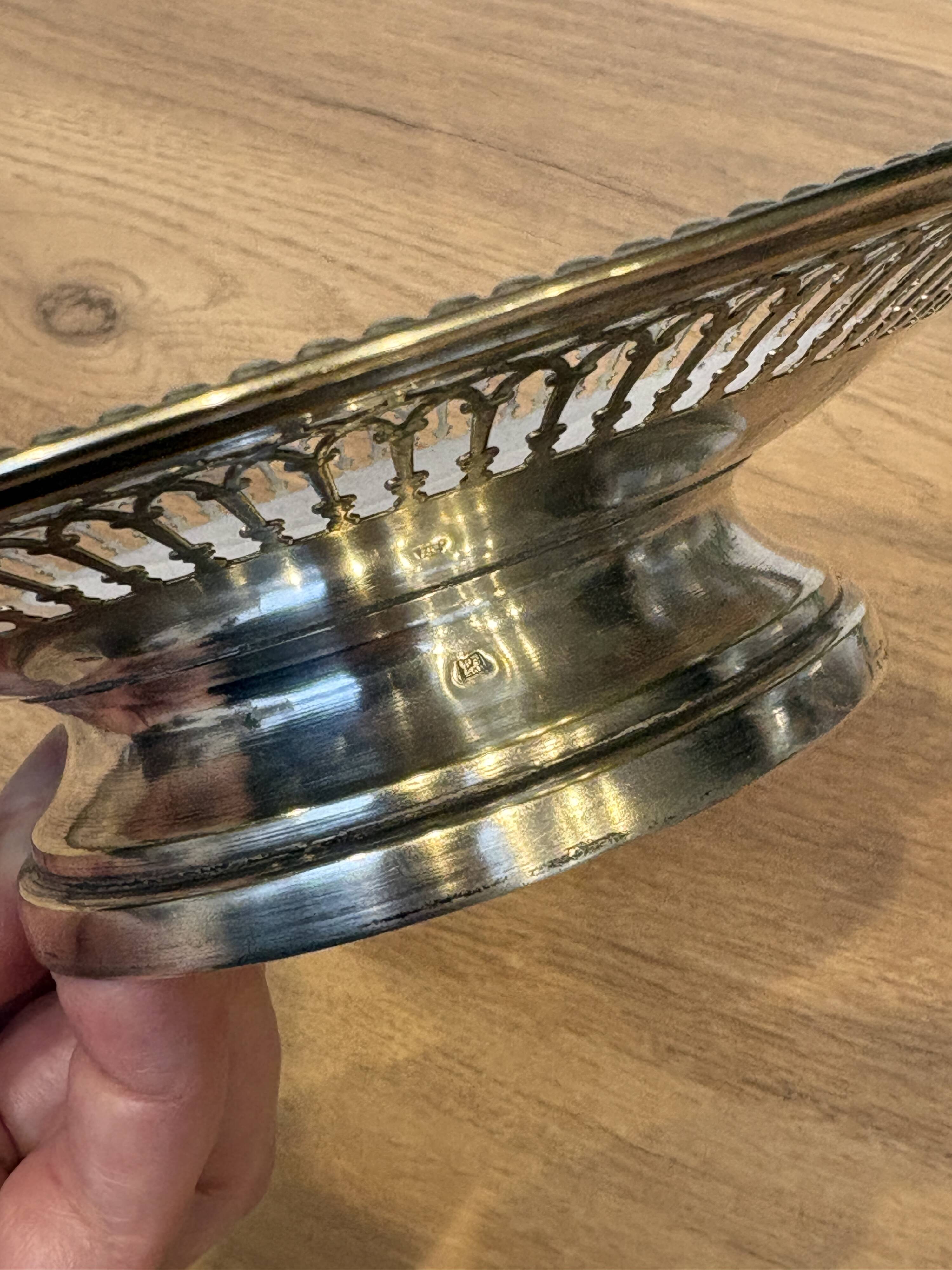 silver-plated display stand