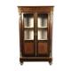 Varnished wood showcase and gold decoration in imitation of the so-called Boulle marquetry