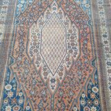 Tapis d'orient persan ancien fait main mazlahan 1,9 x 1,3 m