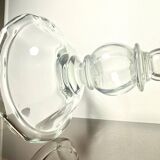 Giant crystal vase legras et cie