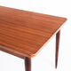 Table en teck avec rallonges de style scandinave - France, 1960