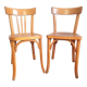 Paire de chaises bistrot Baumann