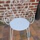 Fauteuil de jardin en fer forgé