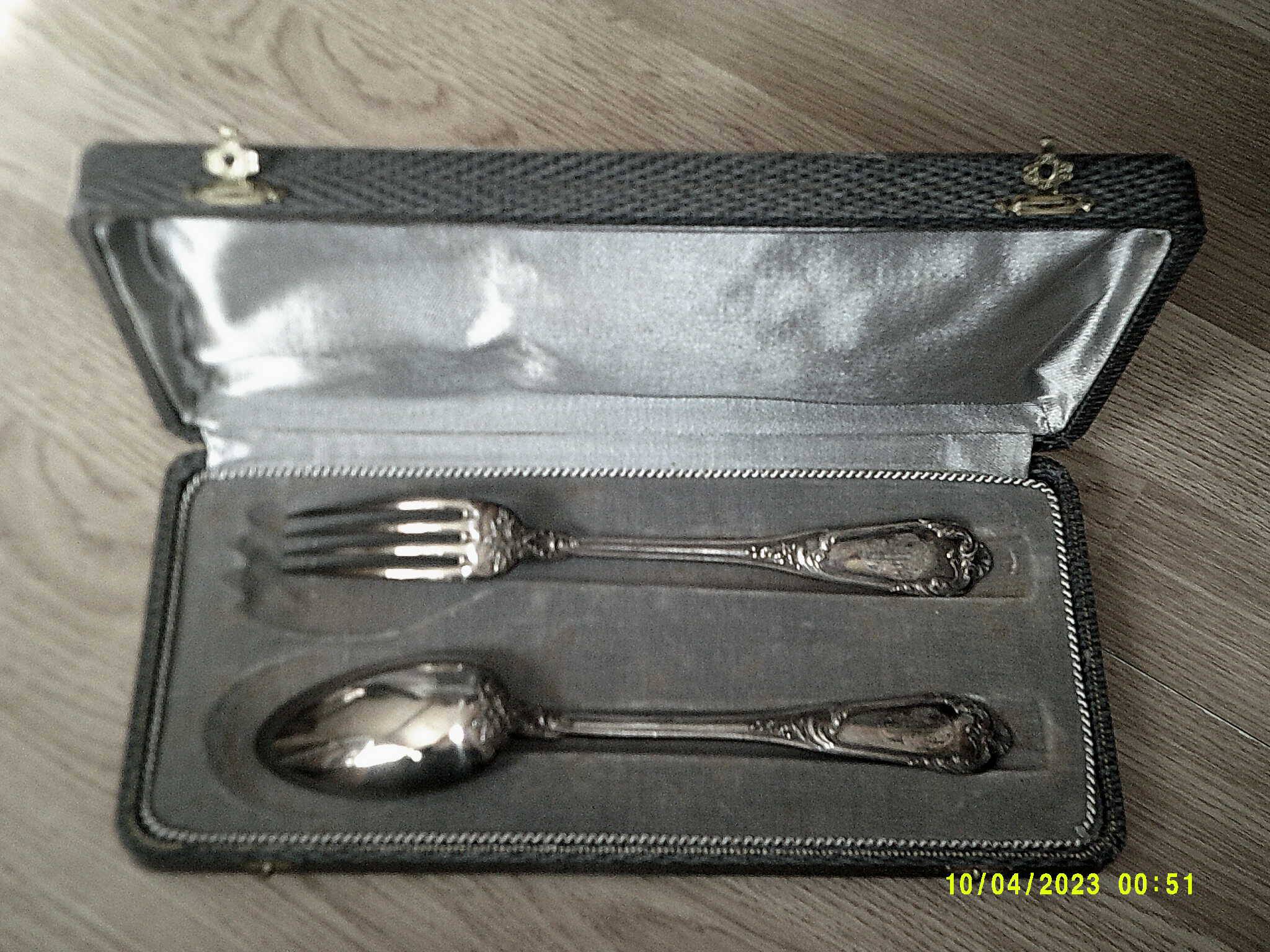 covered in silver metal Christofle 19th century monogrammed