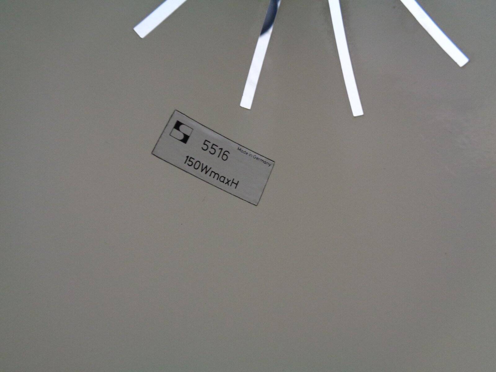 Large chrome-plated ceiling lamp from Staff, 1960s