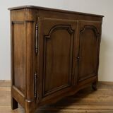 Small narrow walnut sideboard from the 19th century