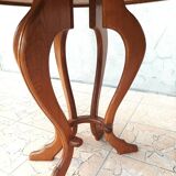 Brutalist table in solid oak