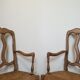 Two Hollywood Regency armchairs