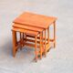 Tables basse gigogne (x3) scandinave vintage 1960