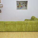 Mid-century corduroy modular sofa, 70s