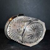 Old box in silver and cut crystal germany hallmark 833