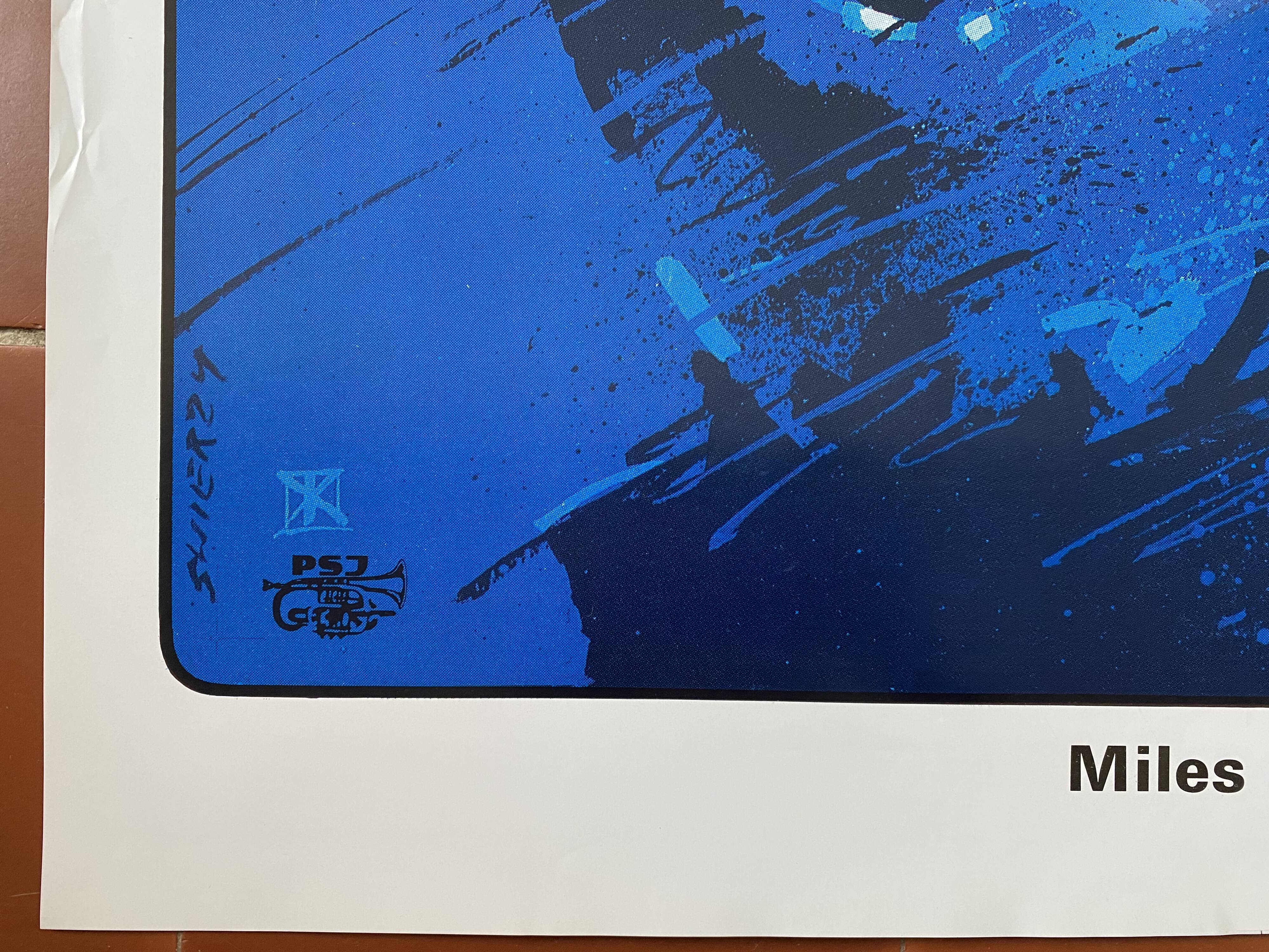 Original Polish poster "Miles Davis" Jazz 68x98cm 1990