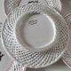 6 pierced dessert plates Portugal
