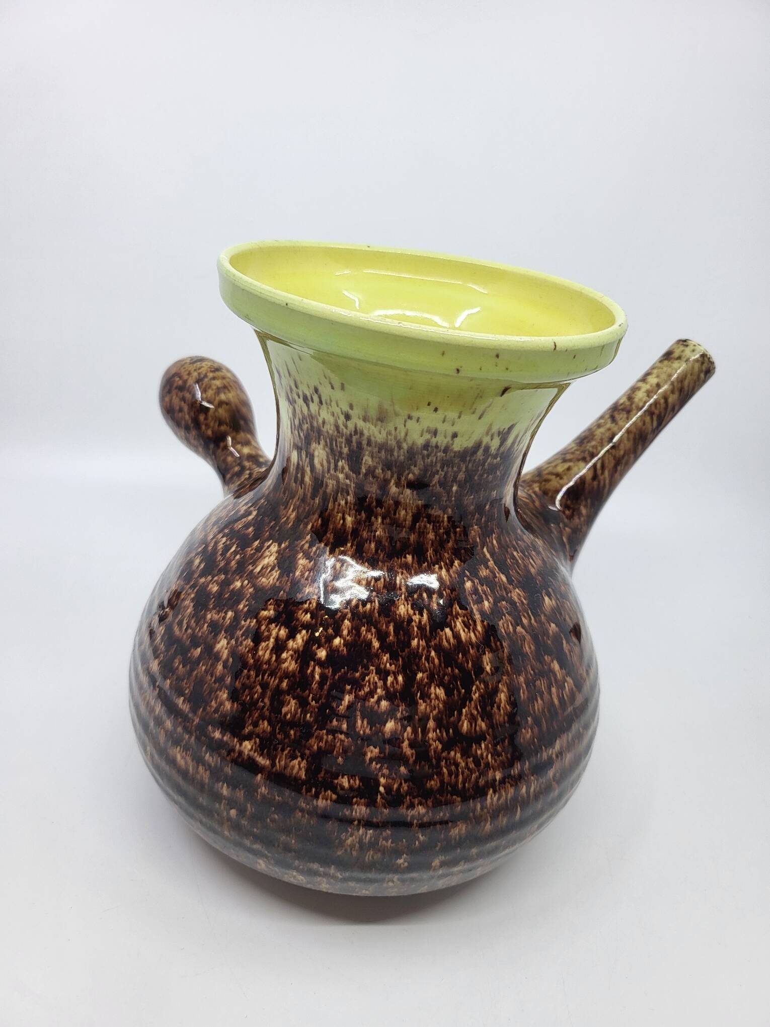 Vase or Chevrette Pottery Accolay in ceramic France Vintage 1960