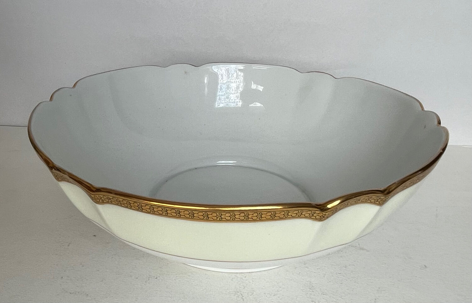 Haviland porcelain salad bowl