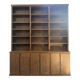 Large mid-century oak library (renovated)