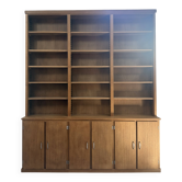Large mid-century oak library (renovated)