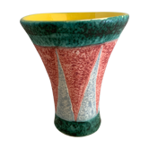 Ceramic cornet vase by Jacques Sagan, Vallauris, 1960