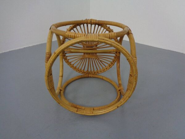 Bamboo Stool, Italy, 1960s